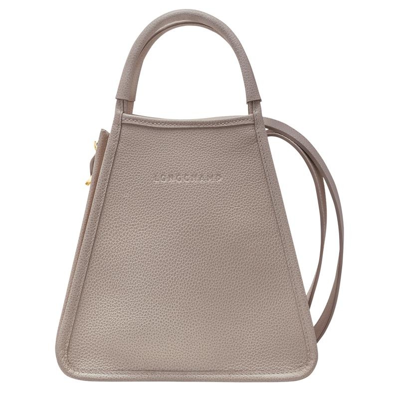 Bolsa de Mano Longchamp Le Foulonné S Mujer Gris | 9041-DFPSR