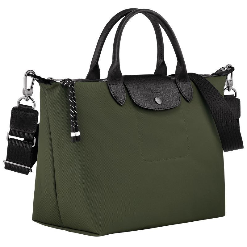 Bolsa de Mano Longchamp Le Pliage Energy L Mujer Kaki | 3617-QAUJX