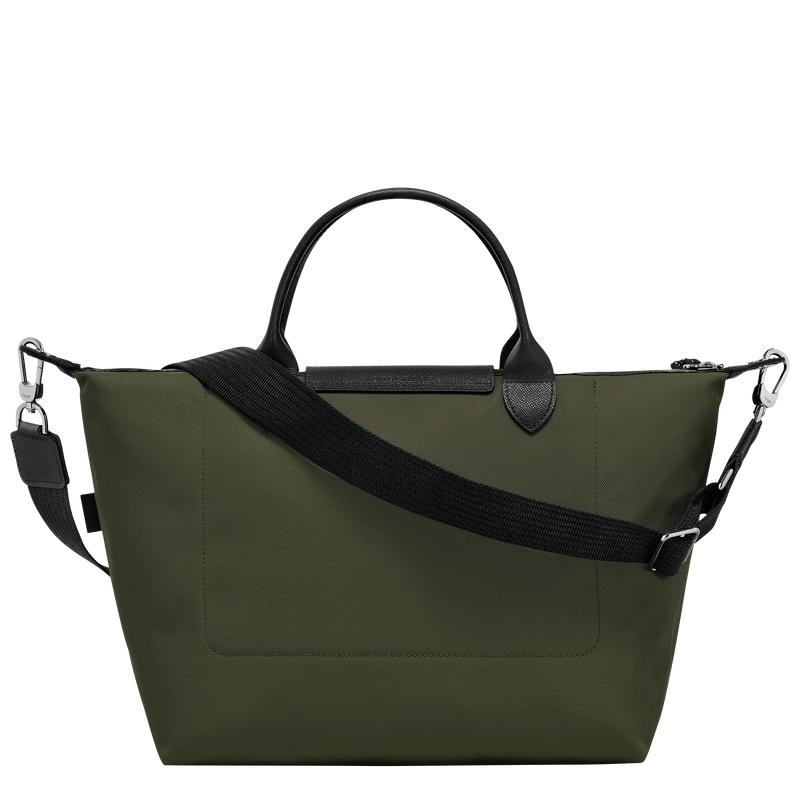 Bolsa de Mano Longchamp Le Pliage Energy L Mujer Kaki | 3617-QAUJX