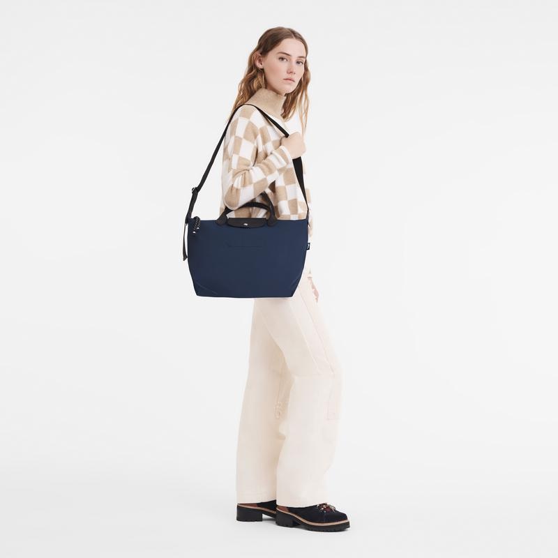 Bolsa de Mano Longchamp Le Pliage Energy L Mujer Azul Marino | 3169-XMSVU