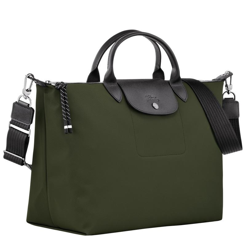 Bolsa de Mano Longchamp Le Pliage Energy XL Mujer Kaki | 3421-XJKVS