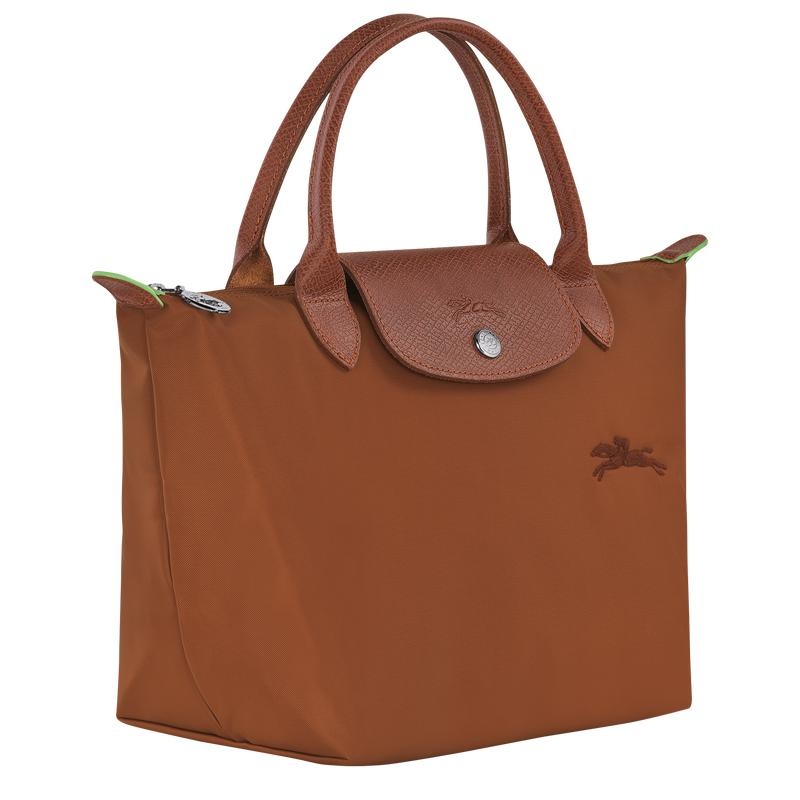 Bolsa de Mano Longchamp Le Pliage Green S Mujer Marrones | 6814-FTBLG