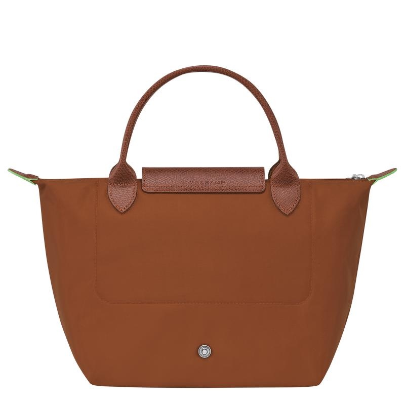 Bolsa de Mano Longchamp Le Pliage Green S Mujer Marrones | 6814-FTBLG