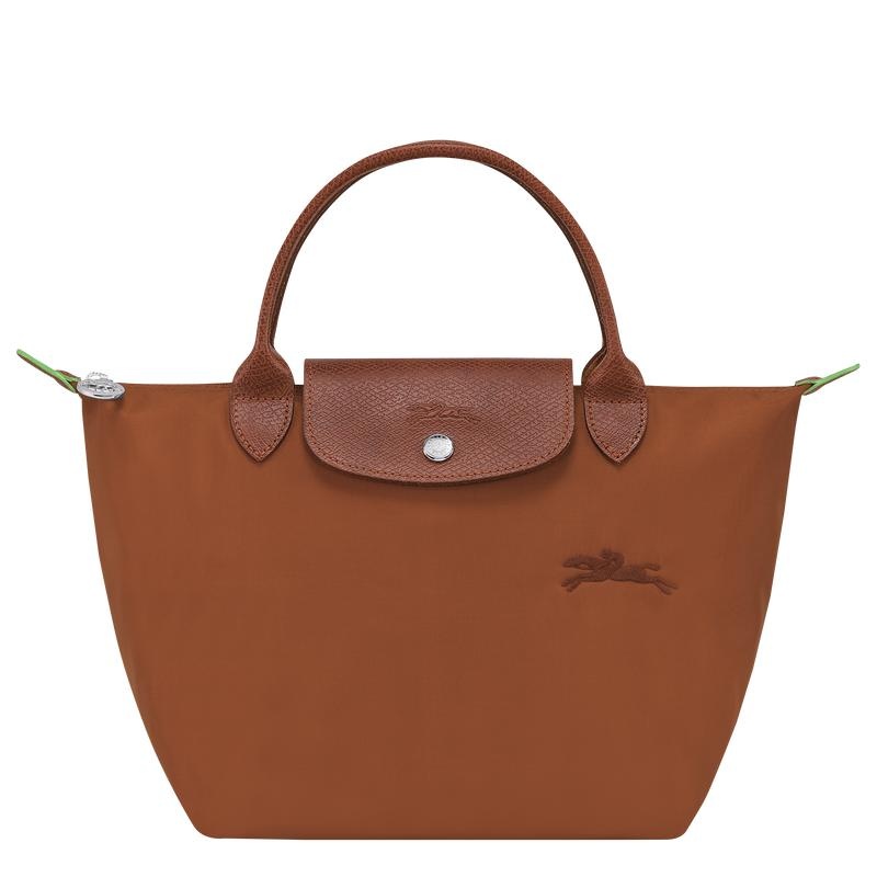 Bolsa de Mano Longchamp Le Pliage Green S Mujer Marrones | 6814-FTBLG