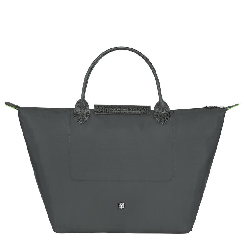 Bolsa de Mano Longchamp Le Pliage Green M Mujer Gris | 2487-FTXRN