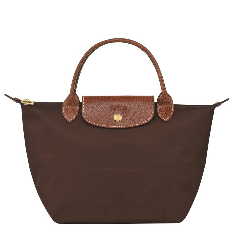 Bolsa de Mano Longchamp Le Pliage Original S Mujer Marrones | 0653-LEPBF