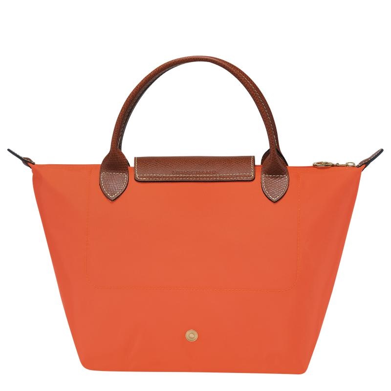 Bolsa de Mano Longchamp Le Pliage Original S Mujer Naranjas | 9860-TPNBV