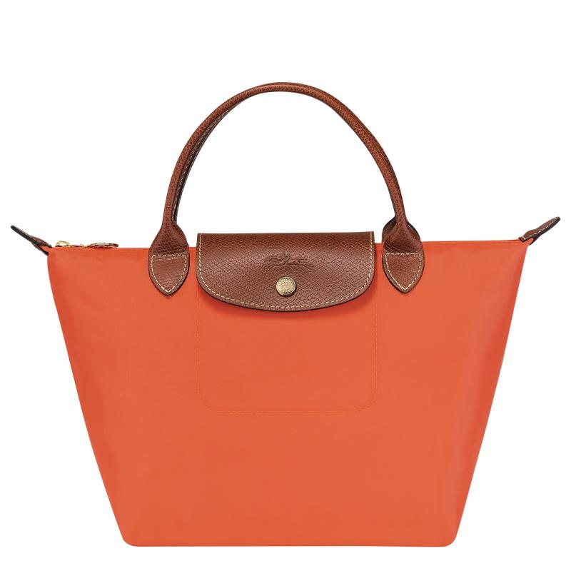 Bolsa de Mano Longchamp Le Pliage Original S Mujer Naranjas | 9860-TPNBV