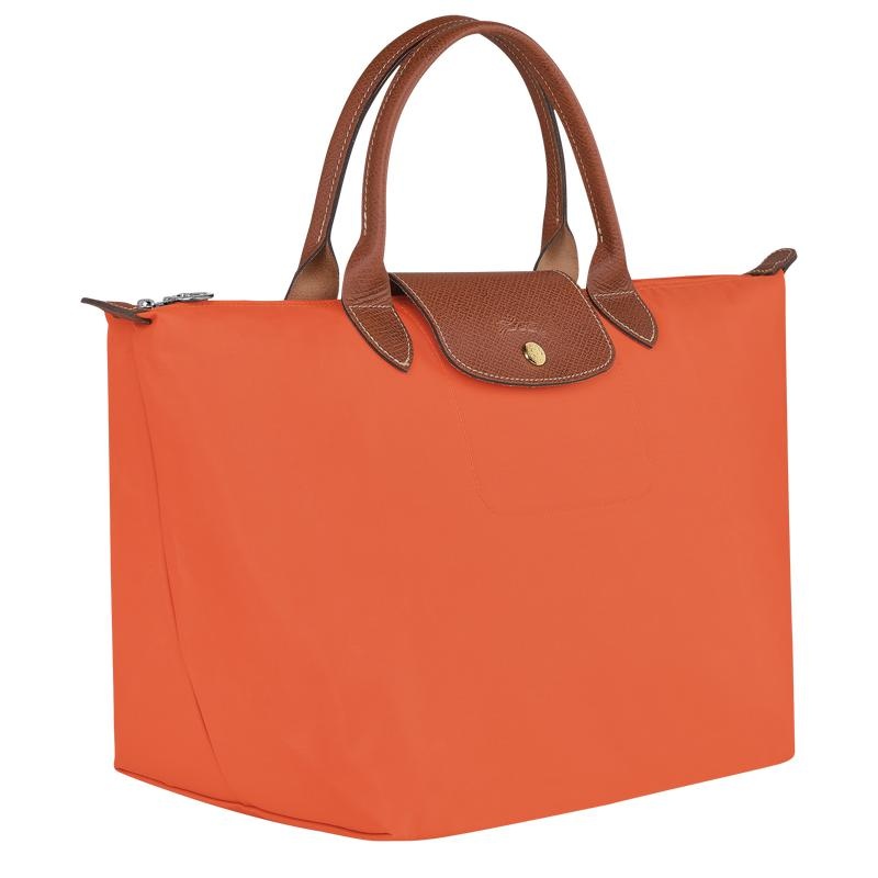 Bolsa de Mano Longchamp Le Pliage Original M Mujer Naranjas | 2350-QMEPC