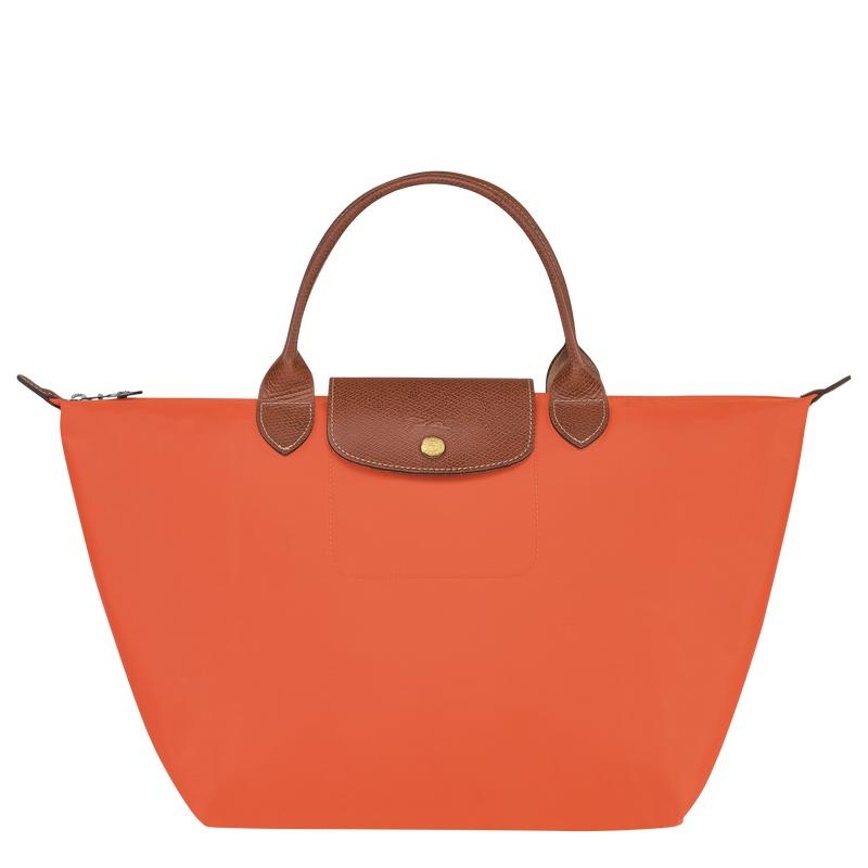 Bolsa de Mano Longchamp Le Pliage Original M Mujer Naranjas | 2350-QMEPC