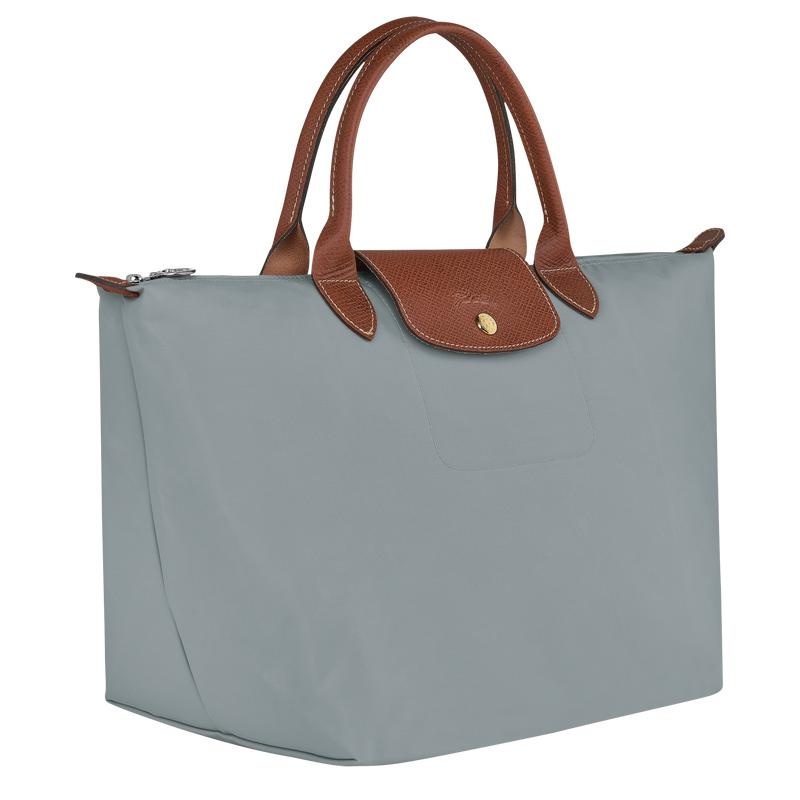 Bolsa de Mano Longchamp Le Pliage Original M Mujer Gris | 4305-LXPNQ