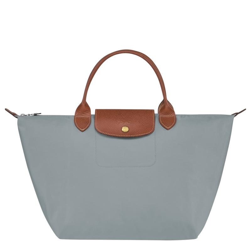 Bolsa de Mano Longchamp Le Pliage Original M Mujer Gris | 4305-LXPNQ