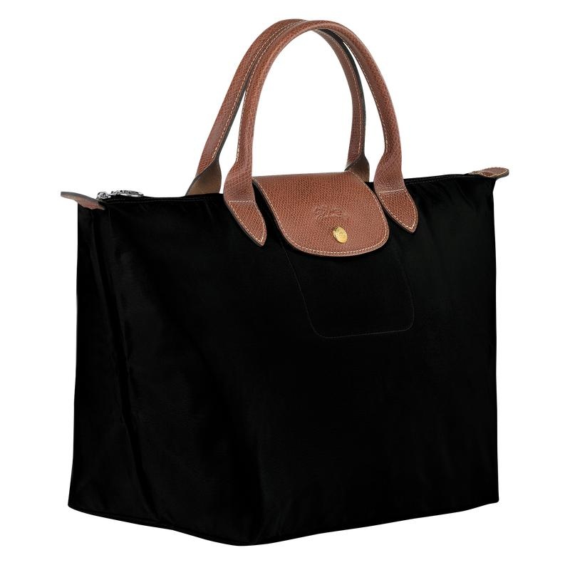 Bolsa de Mano Longchamp Le Pliage Original M Mujer Negras | 8467-KGXBF