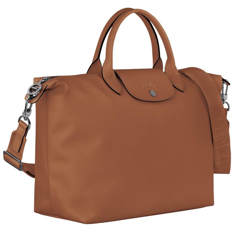 Bolsa de Mano Longchamp Le Pliage Xtra L Mujer Marrones | 0689-ONIXA