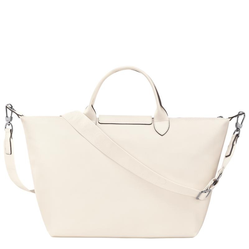 Bolsa de Mano Longchamp Le Pliage Xtra L Mujer Blancas | 0584-SUPEV