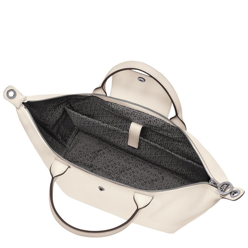 Bolsa de Mano Longchamp Le Pliage Xtra L Mujer Blancas | 0584-SUPEV