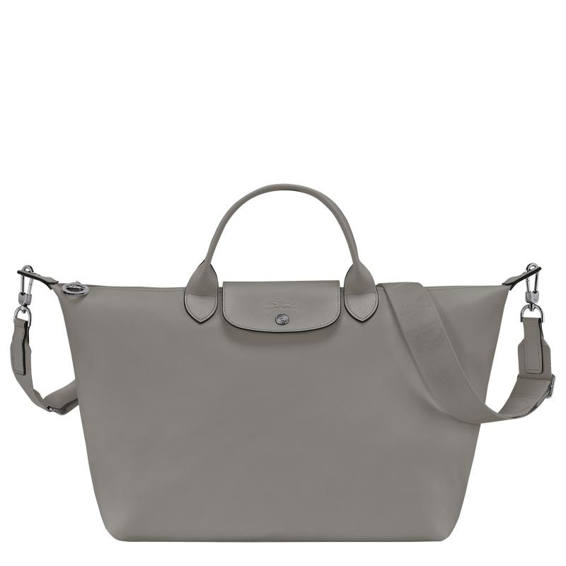 Bolsa de Mano Longchamp Le Pliage Xtra L Mujer Gris | 5428-VLMYX