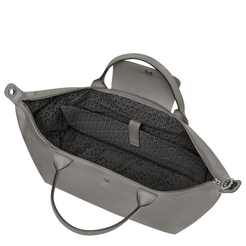 Bolsa de Mano Longchamp Le Pliage Xtra L Hombre Gris | 8746-LGRPX