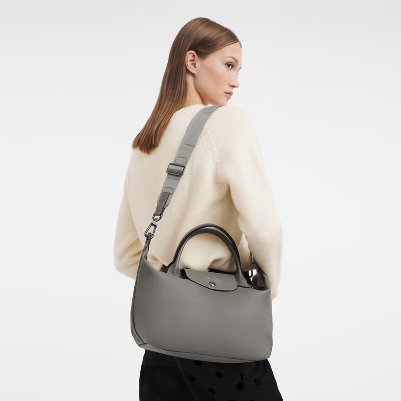 Bolsa de Mano Longchamp Le Pliage Xtra S Mujer Gris | 8519-KBGYW