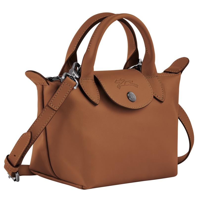 Bolsa de Mano Longchamp Le Pliage Xtra XS Mujer Marrones | 5687-VRUFA