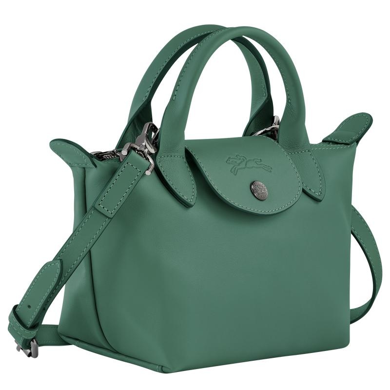 Bolsa de Mano Longchamp Le Pliage Xtra XS Mujer Verde | 6951-PCLYH