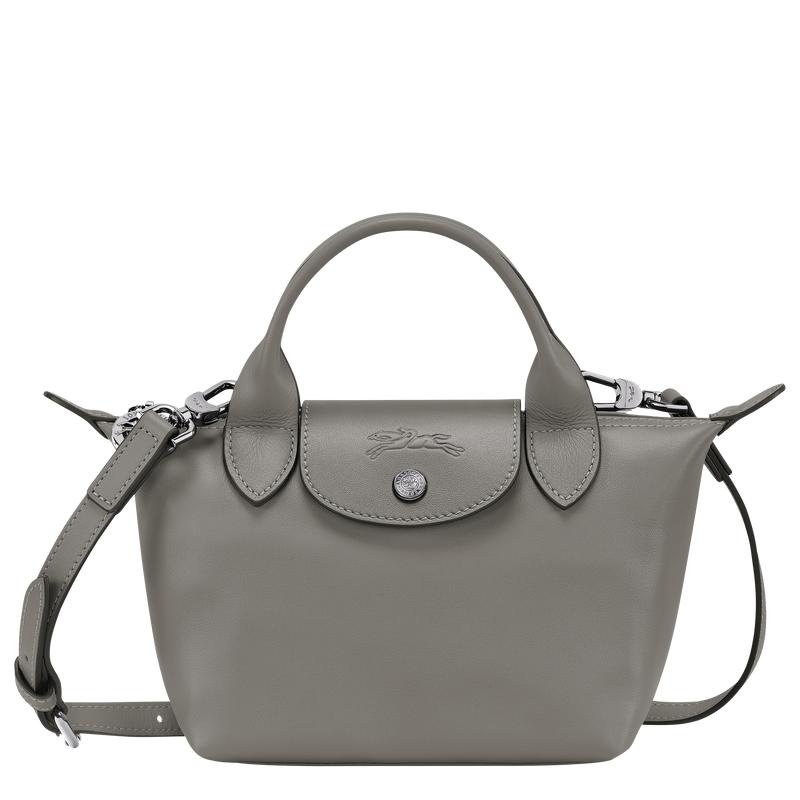 Bolsa de Mano Longchamp Le Pliage Xtra XS Mujer Gris | 7589-CDAVN