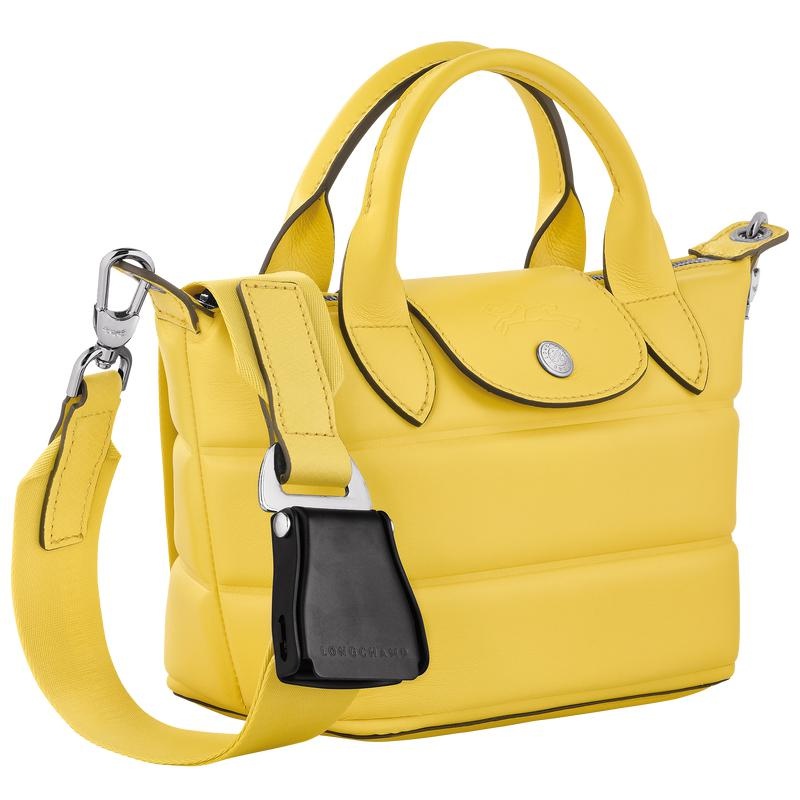 Bolsa de Mano Longchamp Le Pliage Xtra XS Mujer Amarillo | 7028-VAGMN