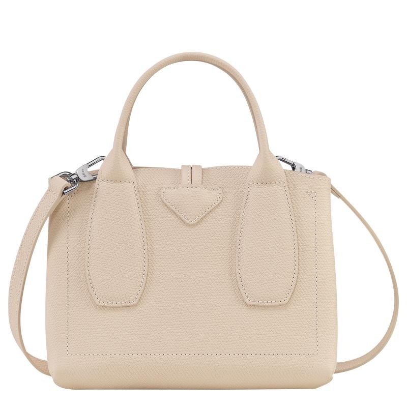 Bolsa de Mano Longchamp Roseau S Mujer Blancas | 4876-BDRLA