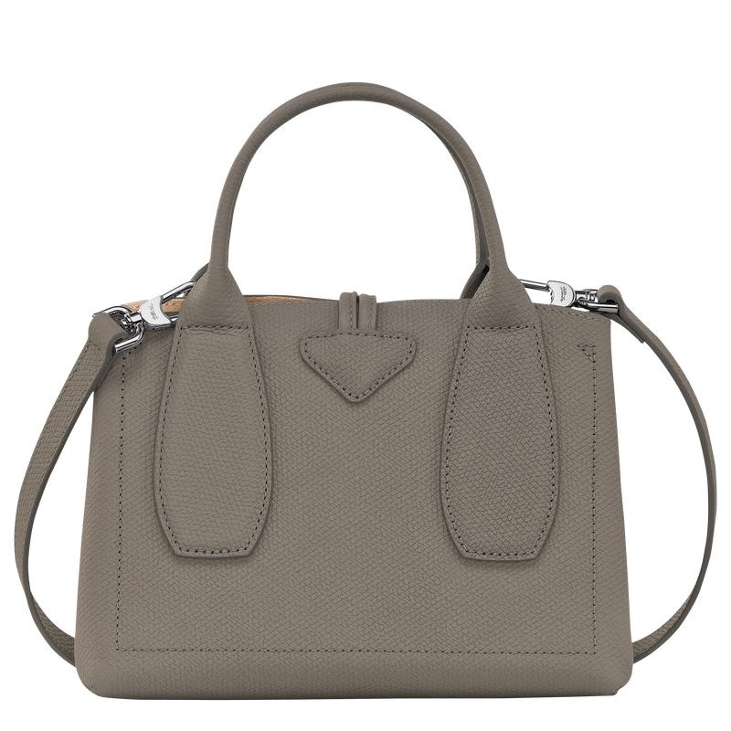 Bolsa de Mano Longchamp Roseau S Mujer Gris | 8507-QCJDS