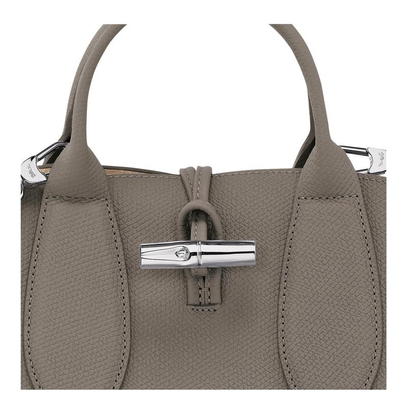 Bolsa de Mano Longchamp Roseau S Mujer Gris | 8507-QCJDS