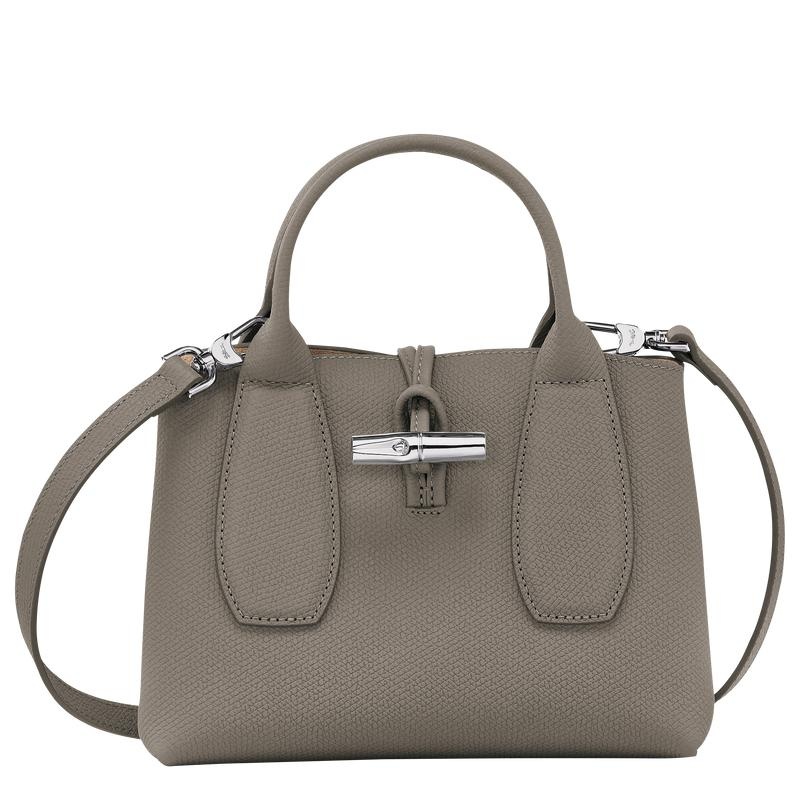 Bolsa de Mano Longchamp Roseau S Mujer Gris | 8507-QCJDS