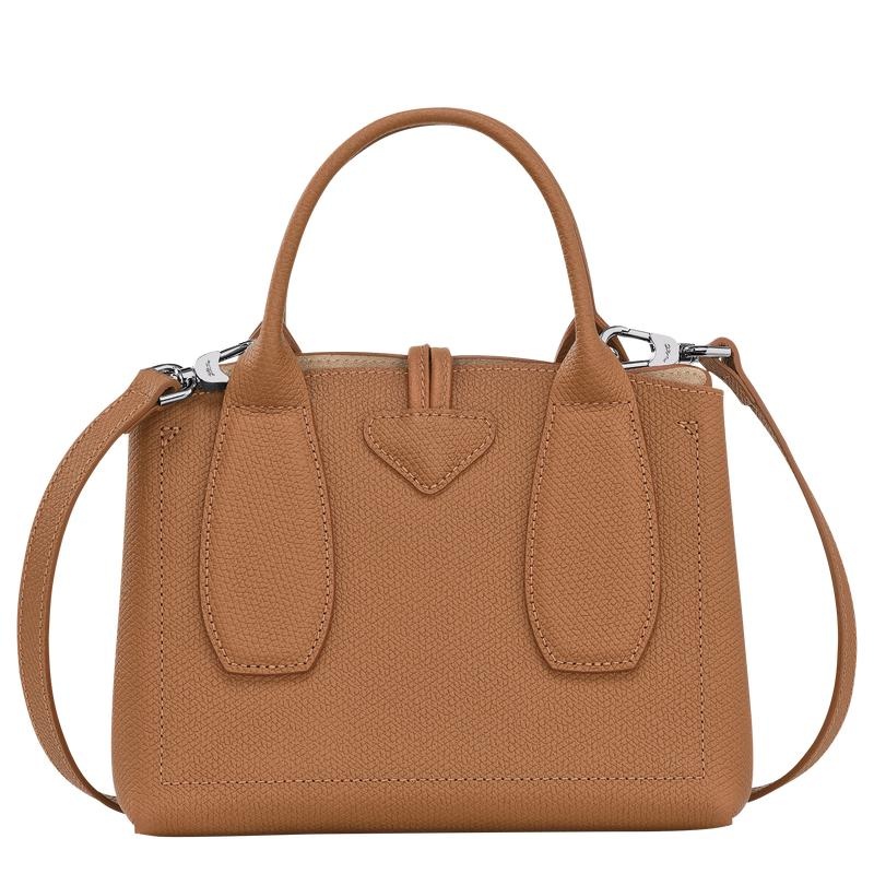 Bolsa de Mano Longchamp Roseau S Mujer Marrones | 4810-FVNBJ