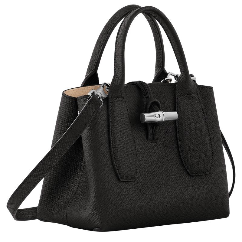 Bolsa de Mano Longchamp Roseau S Mujer Negras | 4769-JGBZH