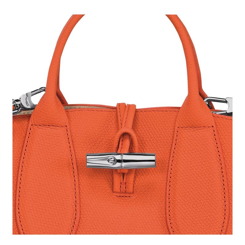 Bolsa de Mano Longchamp Roseau S Mujer Naranjas | 1573-GAJTK