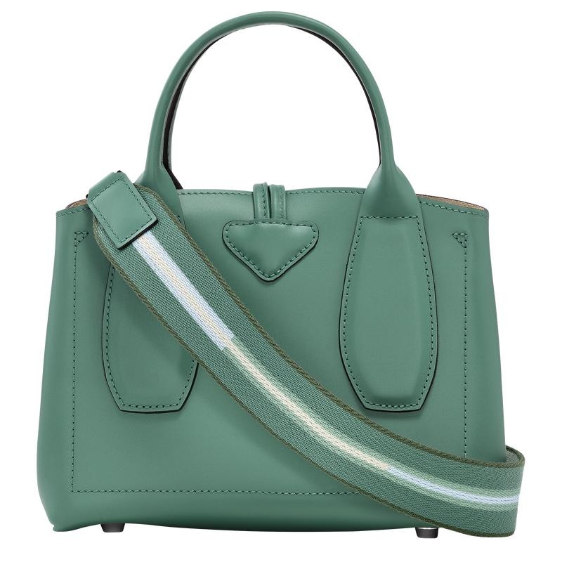 Bolsa de Mano Longchamp Roseau S Mujer Verde | 3267-EQUKZ