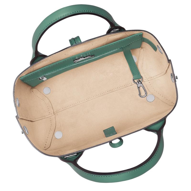 Bolsa de Mano Longchamp Roseau S Mujer Verde | 3267-EQUKZ