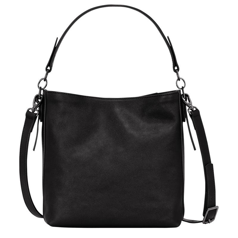 Bolsas Hombro Longchamp 3D S Mujer Negras | 6210-BIFLW