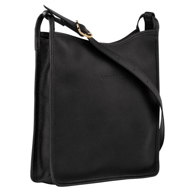 Bolsas Hombro Longchamp Le Foulonné M Mujer Negras | 0543-YZXER