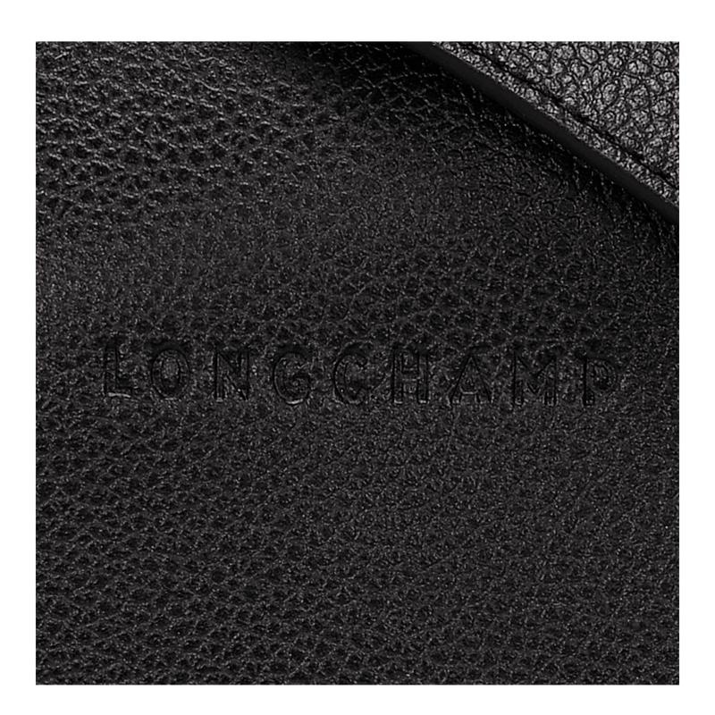 Bolsas Hombro Longchamp Le Foulonné M Mujer Negras | 0543-YZXER