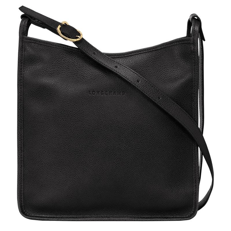 Bolsas Hombro Longchamp Le Foulonné M Mujer Negras | 0543-YZXER