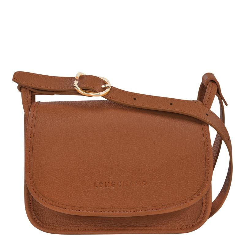 Bolsas Hombro Longchamp Le Foulonné S Mujer Marrones | 2751-HKVFU