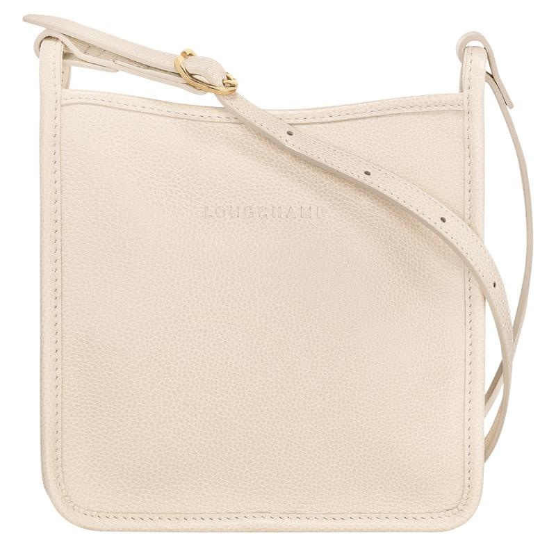 Bolsas Hombro Longchamp Le Foulonné S Mujer Blancas | 9183-JSBZI