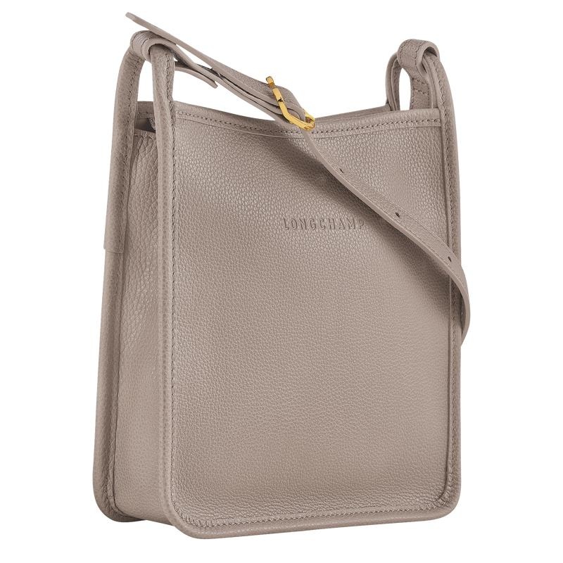 Bolsas Hombro Longchamp Le Foulonné S Mujer Gris | 4579-JYXOU