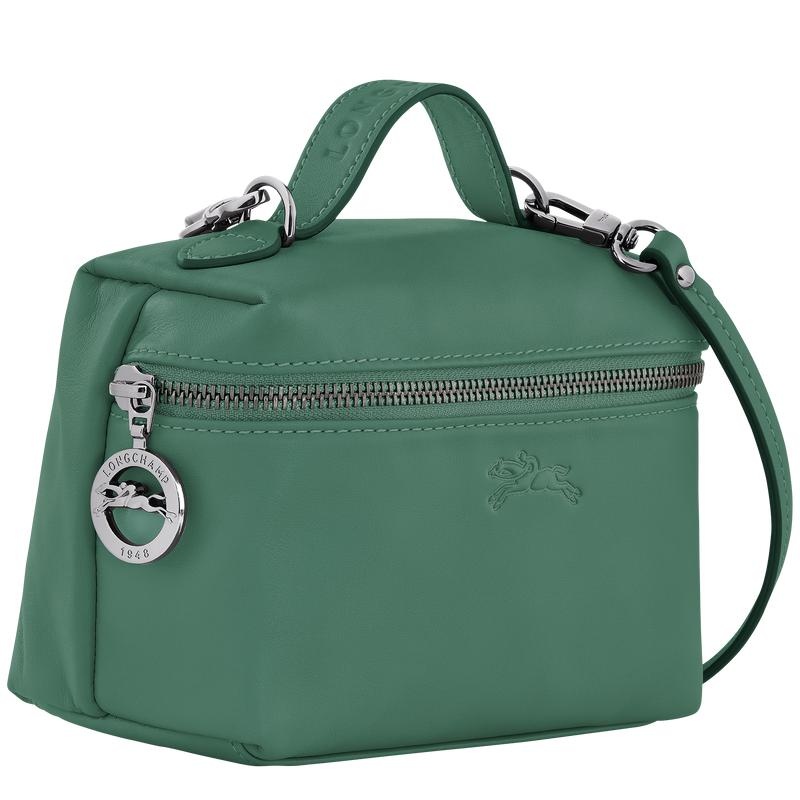 Bolsas Hombro Longchamp Le Pliage Xtra XS Vanity Mujer Verde | 7021-HIADY