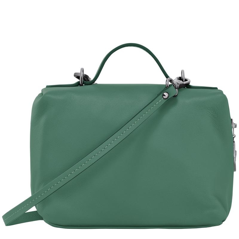 Bolsas Hombro Longchamp Le Pliage Xtra XS Vanity Mujer Verde | 7021-HIADY