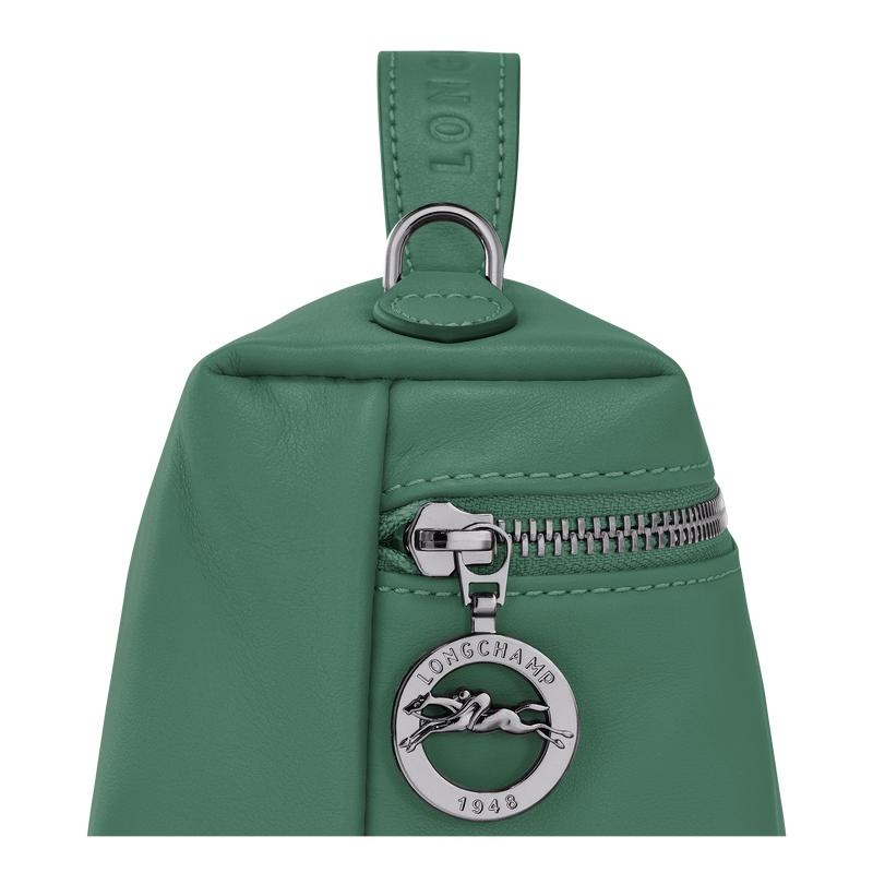 Bolsas Hombro Longchamp Le Pliage Xtra XS Vanity Mujer Verde | 7021-HIADY