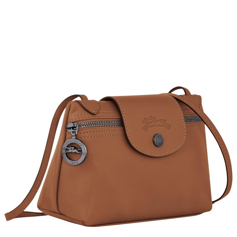 Bolsas Hombro Longchamp Le Pliage Xtra XS Mujer Marrones | 2547-AOBEH