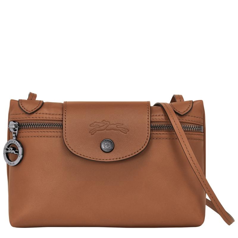 Bolsas Hombro Longchamp Le Pliage Xtra XS Mujer Marrones | 2547-AOBEH