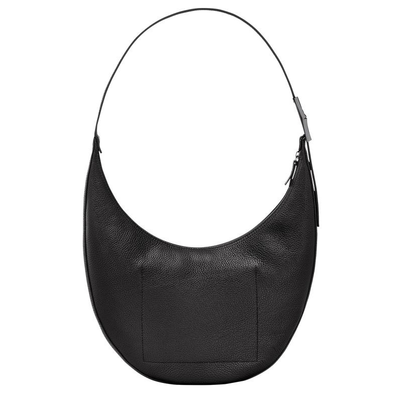 Bolsas Hombro Longchamp Roseau Essential L Mujer Negras | 1089-UAOBG