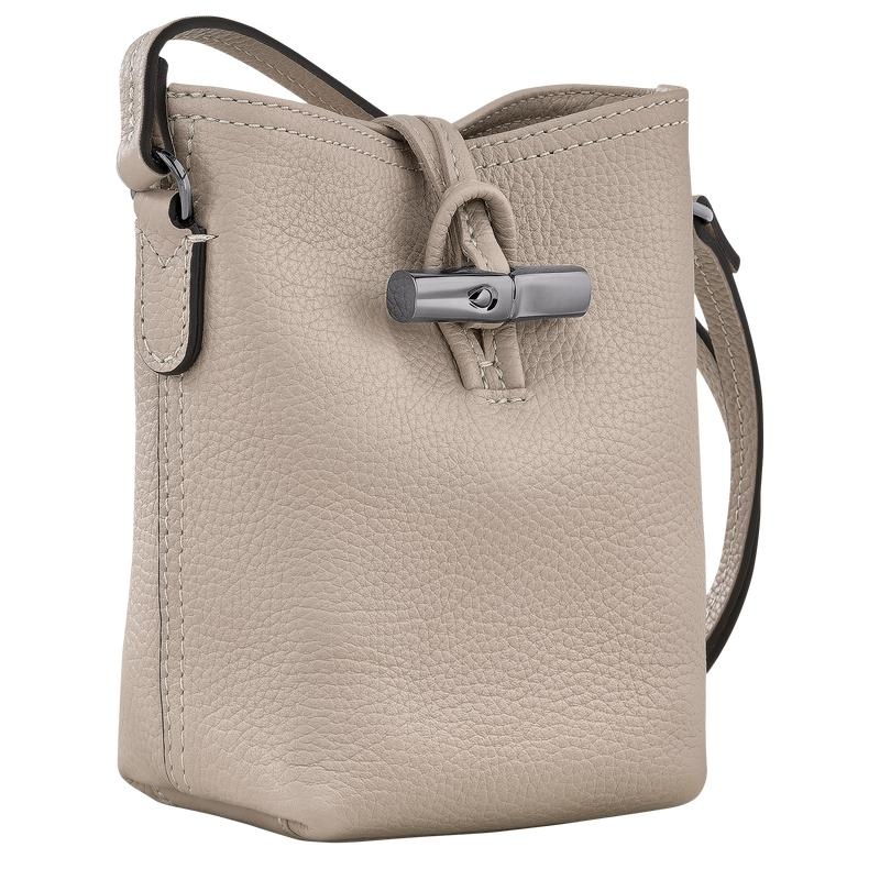 Bolsas Hombro Longchamp Roseau Essential XS Mujer Gris | 6281-WUBJM